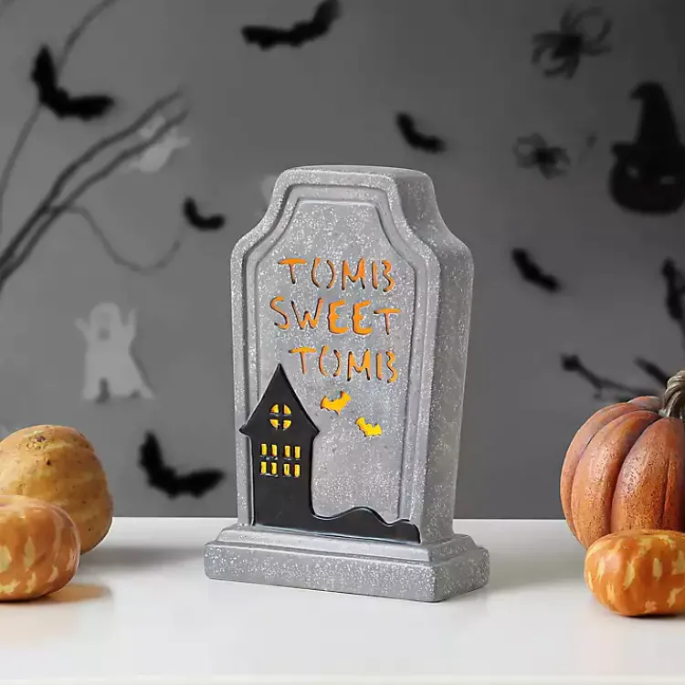 Halloween>Kirklands Home Tomb Sweet Tomb LED Decoration