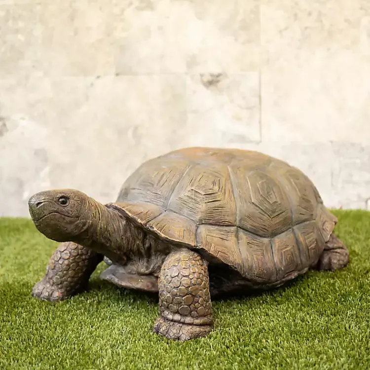 Kirklands Home Tortoise Statue Gray Clearance
