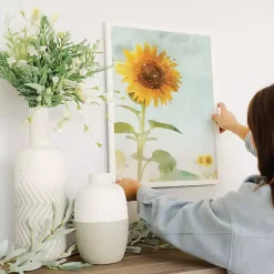 Kirklands Home Towering Sunflower Framed Art Print New