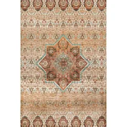 Kirklands Home Traditional Doreen Medallion Area Rug, 8x11 Discount