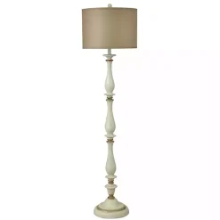 Kirklands Home Traditional Marseilles Floor Lamp Tan Clearance