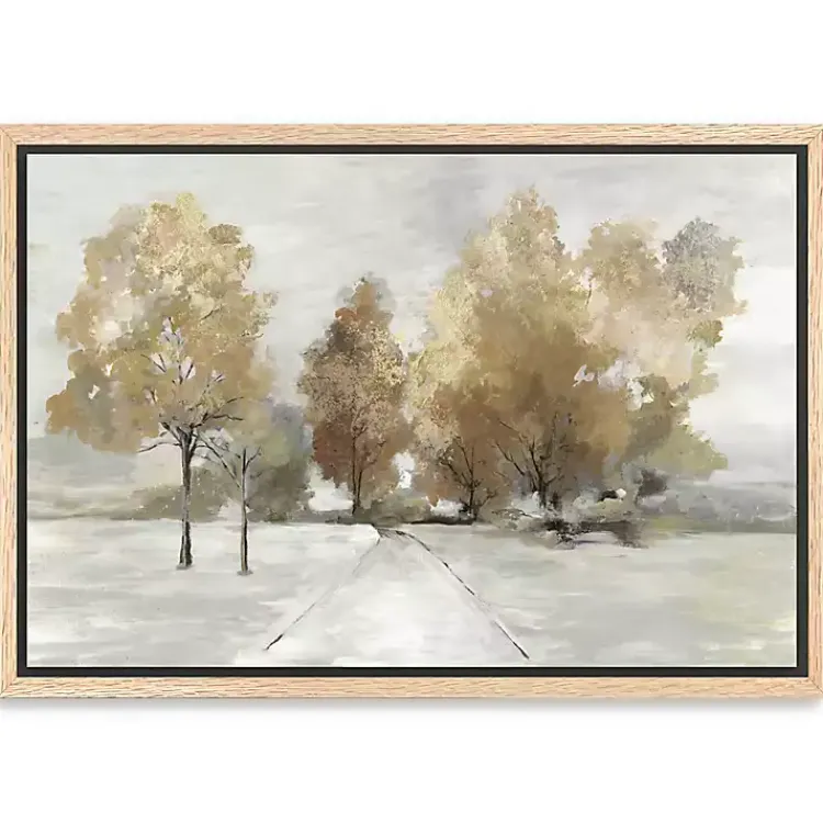 Kirklands Home Trail Under the Trees Framed Canvas Art Print Clearance