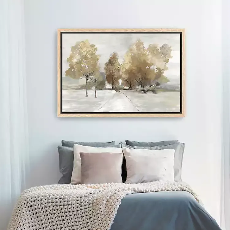 Kirklands Home Trail Under the Trees Framed Canvas Art Print Clearance