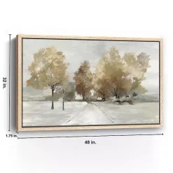 Kirklands Home Trail Under the Trees Framed Canvas Art Print Clearance