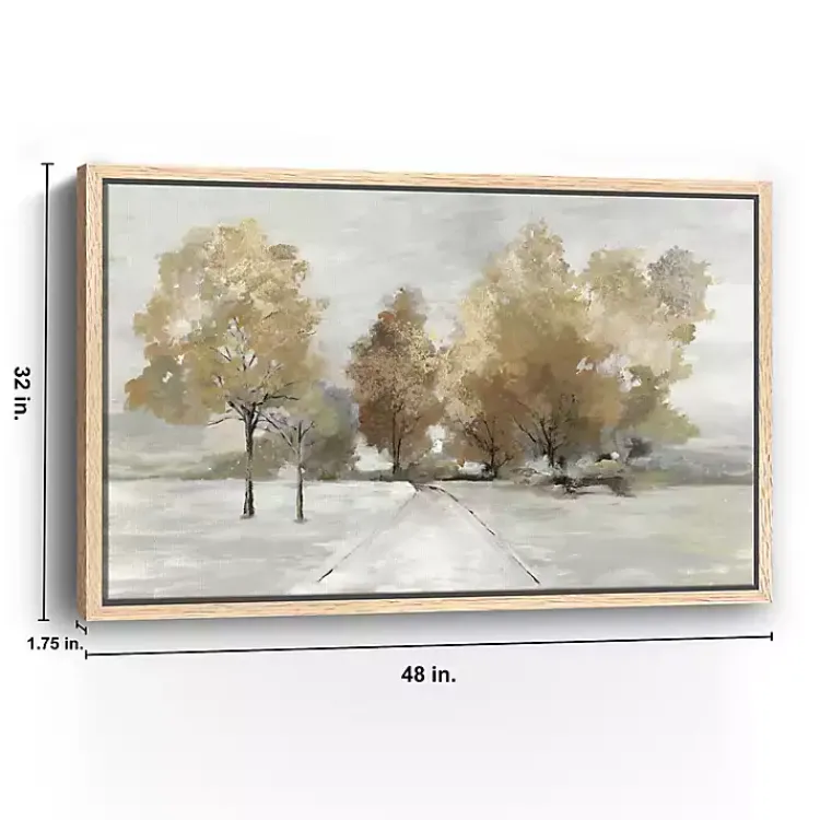 Kirklands Home Trail Under the Trees Framed Canvas Art Print Clearance