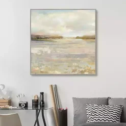 Kirklands Home Tranquil Terrain Framed Canvas Print, 35x35 in. Outlet