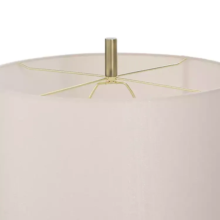 Kirklands Home Transitional Ceramic & Metal Table Lamp White Clearance