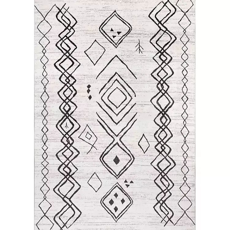 Kirklands Home Transitional Moroccan Washable Runner Hot