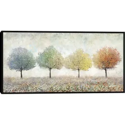 Kirklands Home Transitional Trees Framed Canvas Art Print Multi Sale