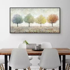 Kirklands Home Transitional Trees Framed Canvas Art Print Multi Sale