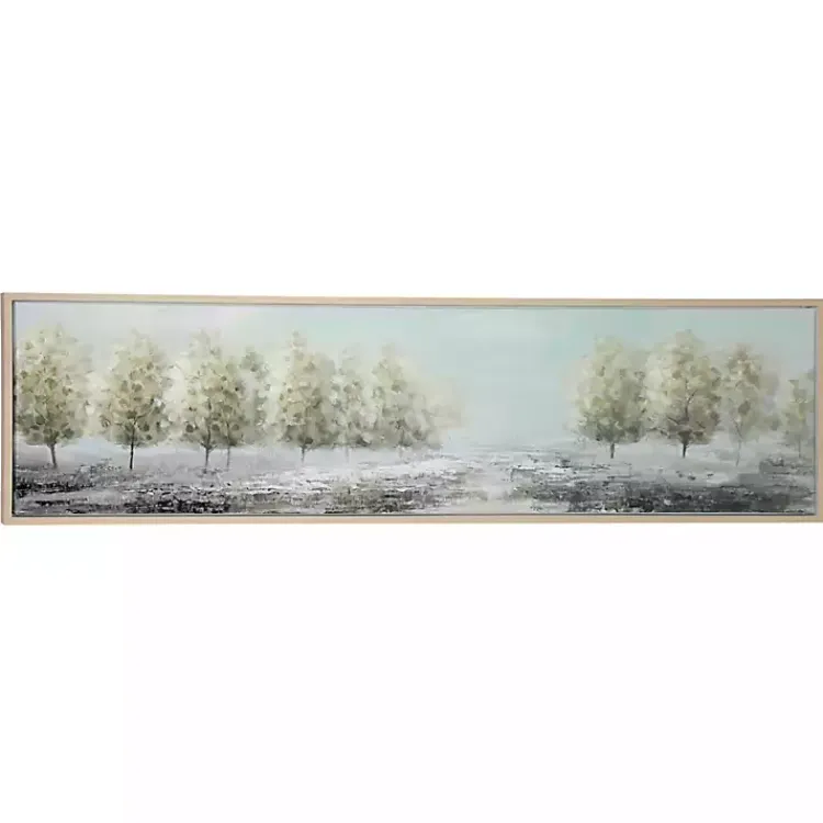 Kirklands Home Tree Line Landscape Framed Canvas Art Print