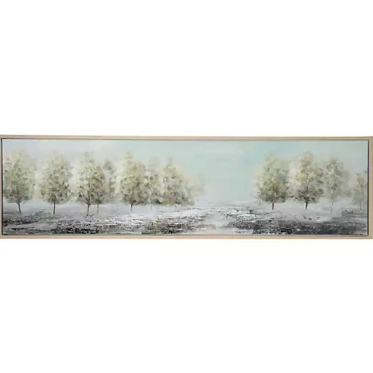Kirklands Home Tree Line Landscape Framed Canvas Art Print