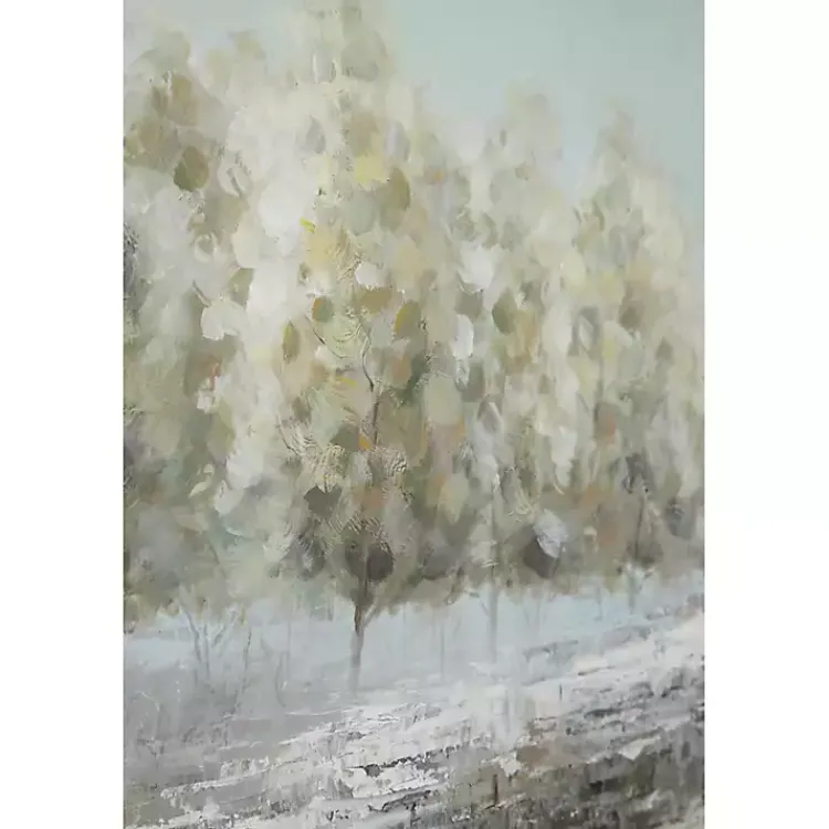 Kirklands Home Tree Line Landscape Framed Canvas Art Print