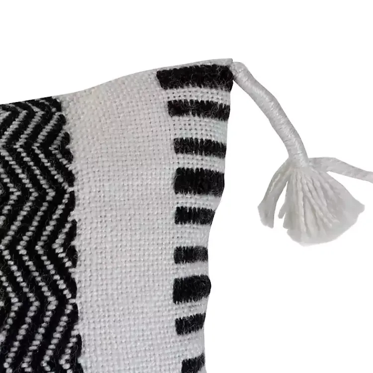Kirklands Home Tribal Stripe Tassel Outdoor Lumbar Pillow Discount
