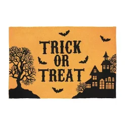 Halloween>Kirklands Home Trick or Treat Halloween Accent Rug
