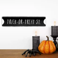 Halloween>Kirklands Home Trick or Treat Street Wall Plaque