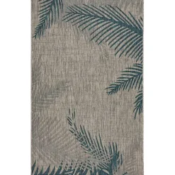 Kirklands Home Tropical Palms Captiva Outdoor Area Rug, 5x7 Sale