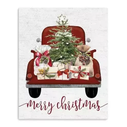 Christmas Art & Wall Decor>Kirklands Home Truck Full of Presents Canvas Art Print
