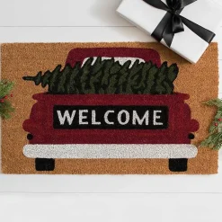 Kirklands Home Truck Welcome Doormat Best