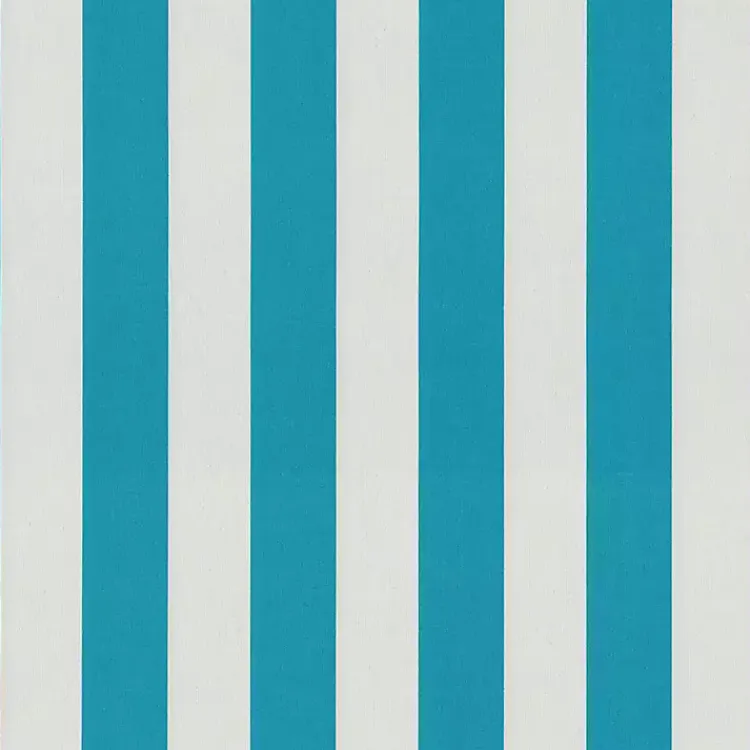 Kirklands Home Turquoise Cabana Stripes Outoor Chaise Cushion Discount