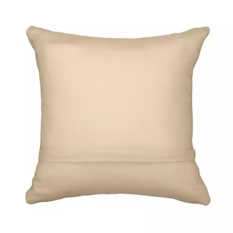 Kirklands Home Turquoise Coral Woven Outdoor Throw Pillow Discount