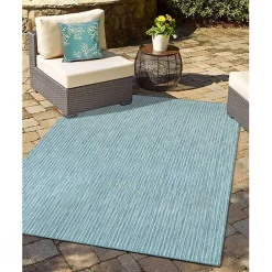 Kirklands Home Turquoise Coral Woven Outdoor Throw Pillow Discount
