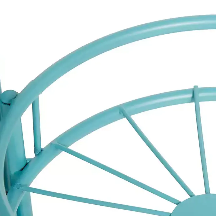 Kirklands Home Turquoise Metal Starburst 3-Tier Plant Stand Blue Online