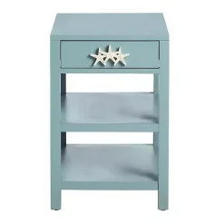 Kirklands Home Turquoise Starfish Accent Table Blue Discount