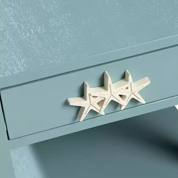Kirklands Home Turquoise Starfish Accent Table Blue Discount
