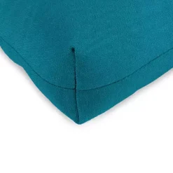 Kirklands Home Turquoise Tufted Outdoor Chair Cushions, Set of 2 Blue New