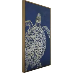 Kirklands Home Turtle Sea Creature Framed Art Print