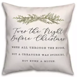 Pillows>Kirklands Home Twas the Night Before Christmas Pillow