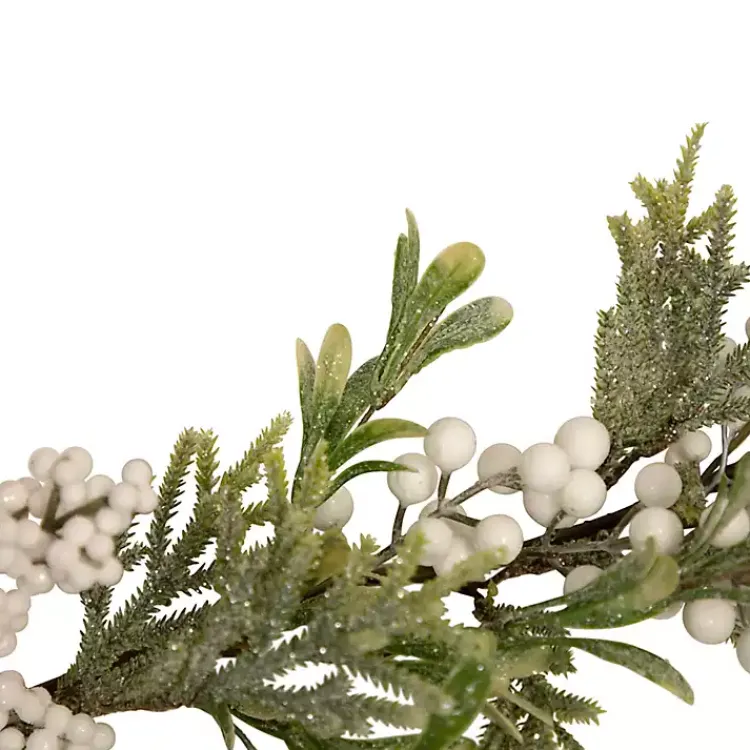 Christmas Arrangements & Garland>Kirklands Home Twig and Frosted Berry Garland