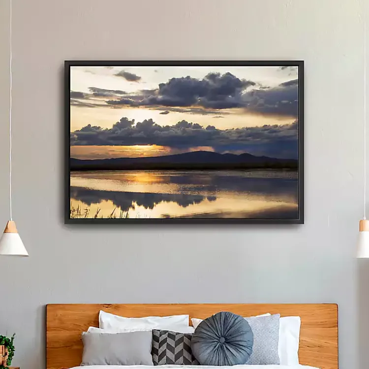 Kirklands Home Twilight Symphony Framed Giclee Canvas Art Print Clearance