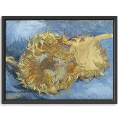 Kirklands Home Two Cut Sunflowers Framed Canvas Art Print Clearance