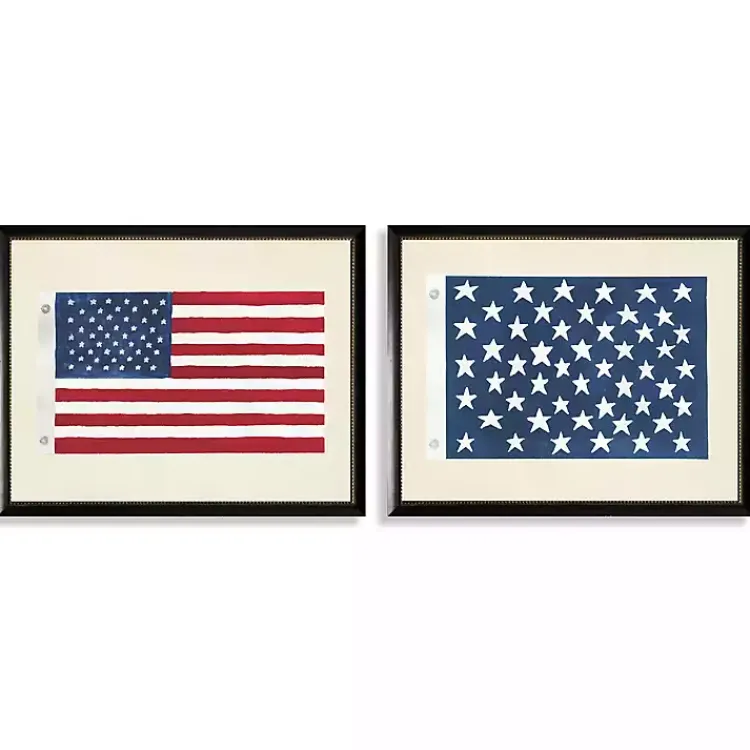 Kirklands Home Two Flags Framed Art Prints, Set of 2 Sale