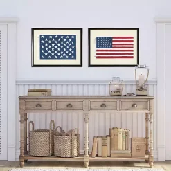 Kirklands Home Two Flags Framed Art Prints, Set of 2 Sale