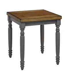 Kirklands Home Two Tone Coffee Table and End Tables, Set of 3 Gray New