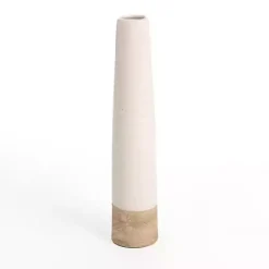 Vases>Kirklands Home Two Tone Stoneware Floor Vase, 23 in.