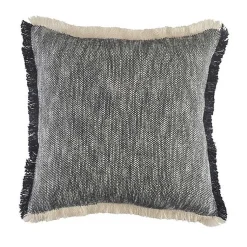 Pillows>Kirklands Home Two-Tone Navy Woven Accent Pillow