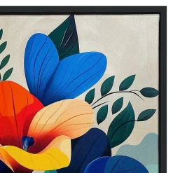 Kirklands Home Ultra Violet Blooms II Framed Canvas Art Print Sale