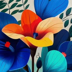 Kirklands Home Ultra Violet Blooms II Framed Canvas Art Print Sale