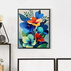 Kirklands Home Ultra Violet Blooms II Framed Canvas Art Print Sale