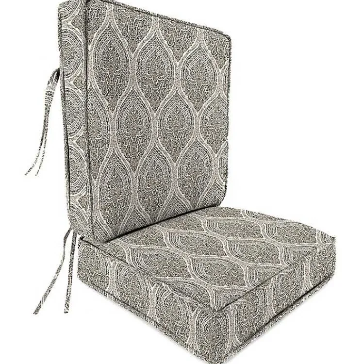 Kirklands Home Umber Medallion Outdoor Deep Seat Cushion Brown Discount