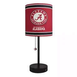 Kirklands Home University of Alabama Charging Table Lamp Red Best