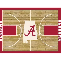 Kirklands Home University of Alabama Courtside Area Rug, 4x6 Clearance