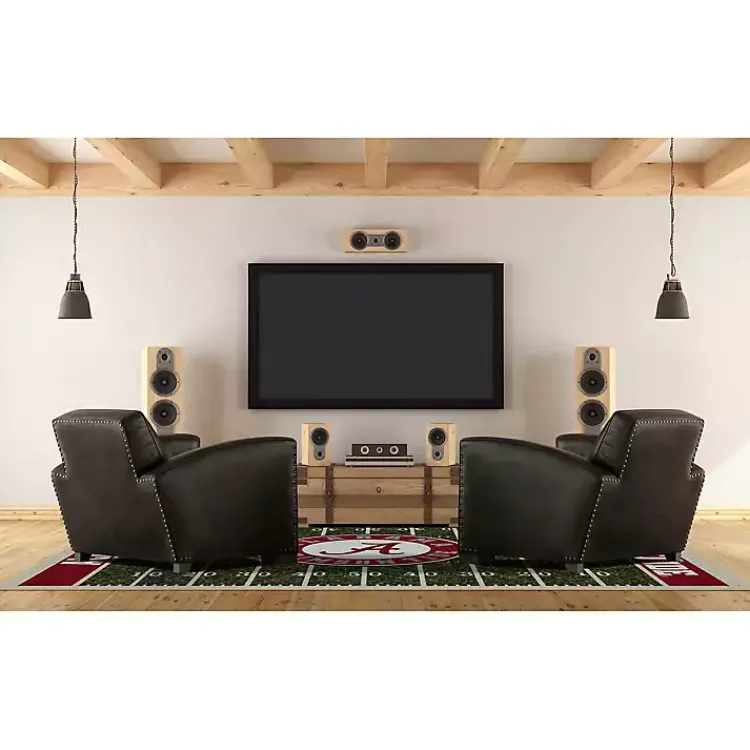 Kirklands Home University of Alabama Home Field Area Rug, 6x8 Green Clearance