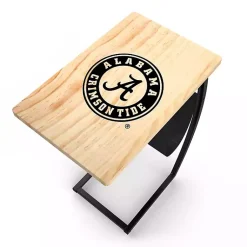 Kirklands Home University of Alabama Wood C-Table Tan Sale