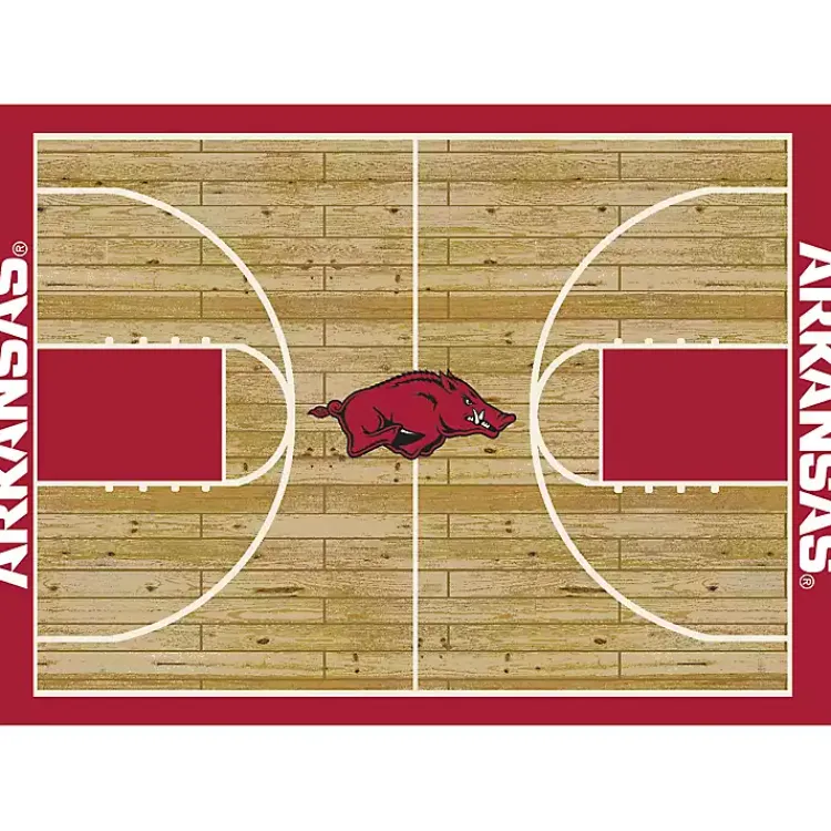 Kirklands Home University of Arkansas Courtside Area Rug, 4x6 Hot