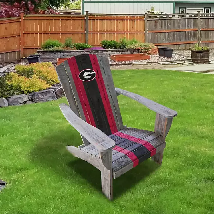 Kirklands Home University of Georgia Adirondack Outdoor Chair Brown Online